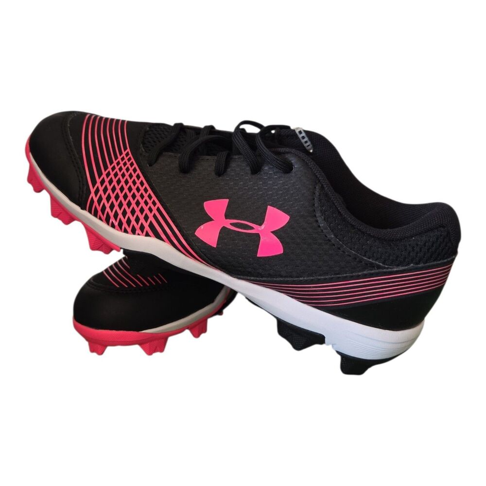 Under Armour Women's Glyde RM Softball Cleats (Black/Pink) - Size 6.5 NEW